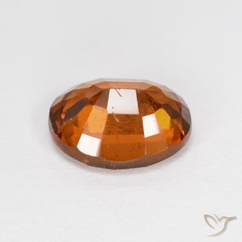 granada hessonita Laranja médio-escuro Natural 2.14ct, oval, VS