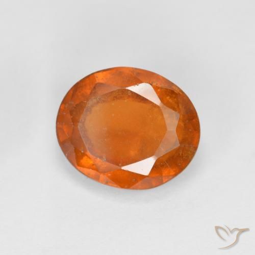granada hessonita Laranja Profundo Natural 2.22ct, oval, VS-SI