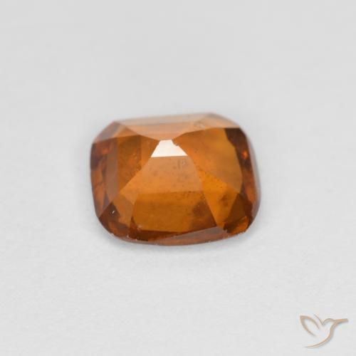 granada hessonita Laranja Médio Natural 1.40ct, Almofada, VS-SI