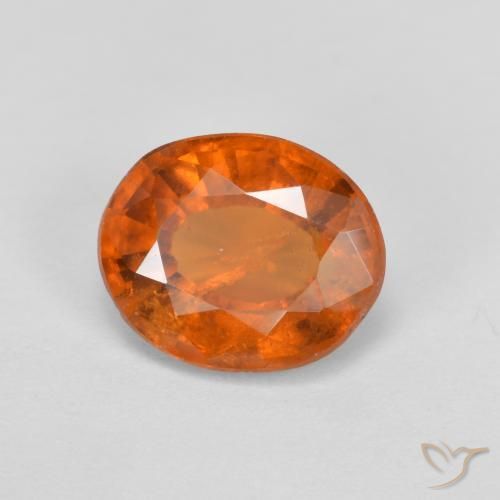 granada hessonita Laranja Profundo Natural 2.10ct, oval, VS-SI