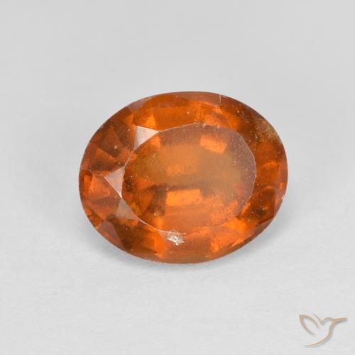 2.27ct Natural Laranja Médio granada hessonita, oval, VS-SI