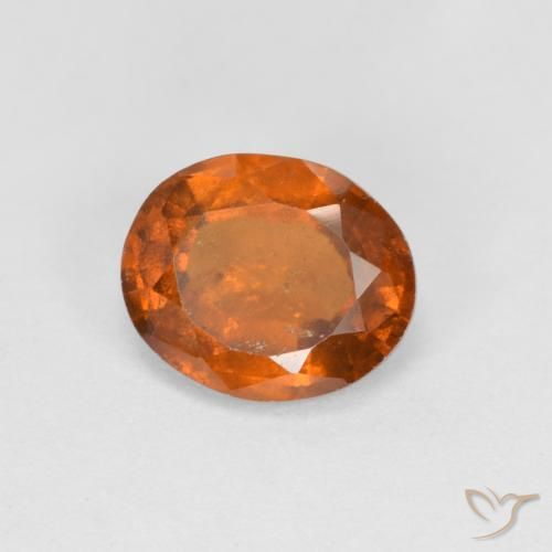 granada hessonita Laranja Profundo Natural 1.66ct, oval, VS-SI