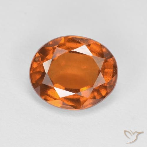 1.82ct Natural Laranja Profundo granada hessonita, oval, VS