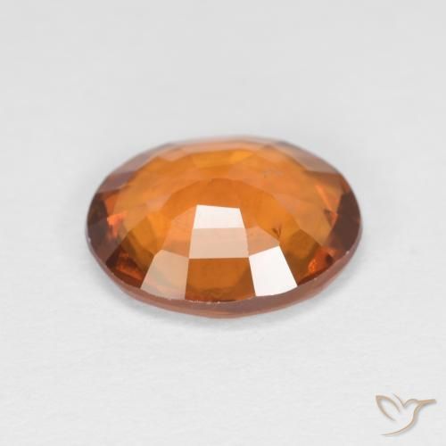 granada hessonita Laranja amarelado Natural 2.08ct, oval, VS