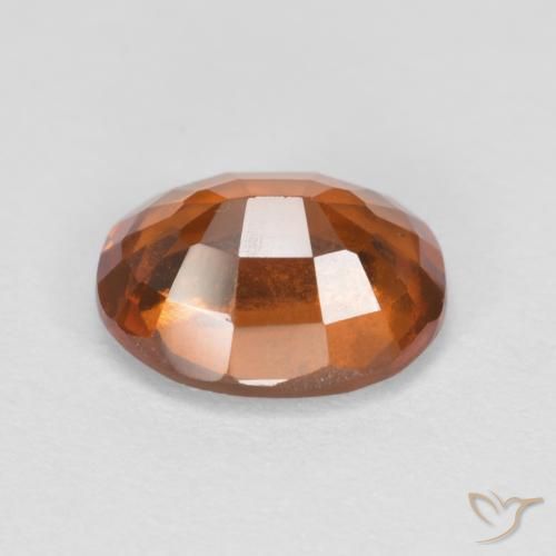 granada hessonita Laranja Profundo Natural 2.06ct, oval, VS