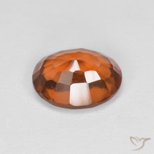 granada hessonita âmbar laranja Natural 1.57ct, oval, VS