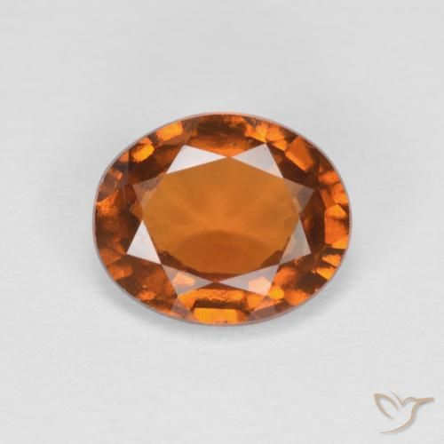 1.42ct Natural Laranja Médio granada hessonita, oval, VS