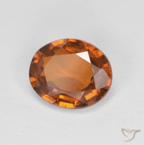 granada hessonita Laranja Médio Natural 1.42ct, oval, VS