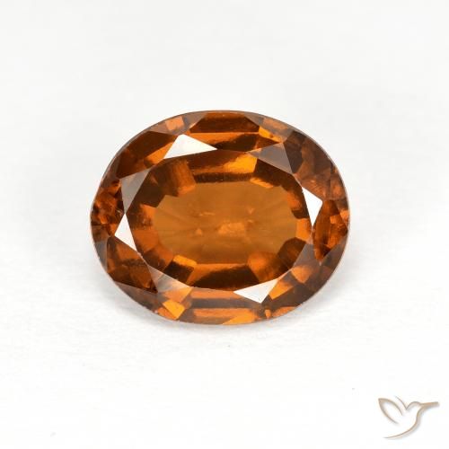 1.77ct Natural Laranja Médio granada hessonita, oval, VS
