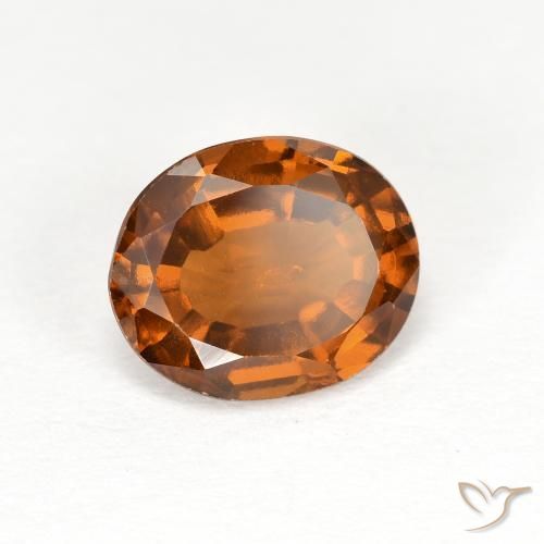 granada hessonita Laranja Médio Natural 1.77ct, oval, VS
