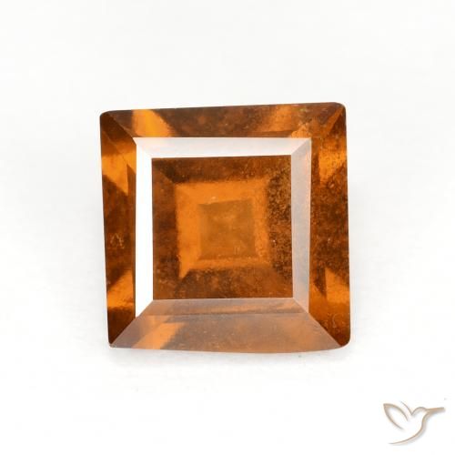 1.82ct Natural Laranja Profundo granada hessonita, Quadrado, VS