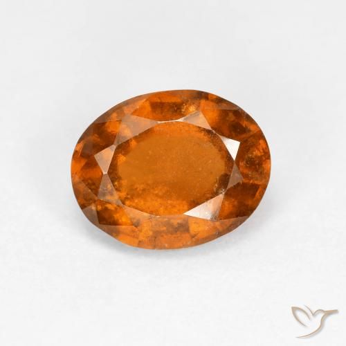 1.69ct Natural Laranja Profundo granada hessonita, oval, VS