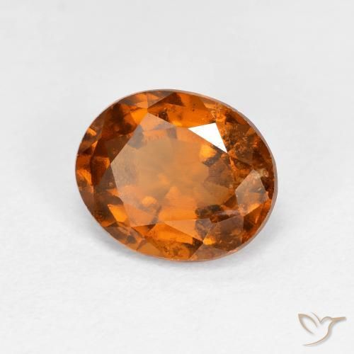 granada hessonita Laranja Profundo Natural 1.97ct, oval, VS-SI