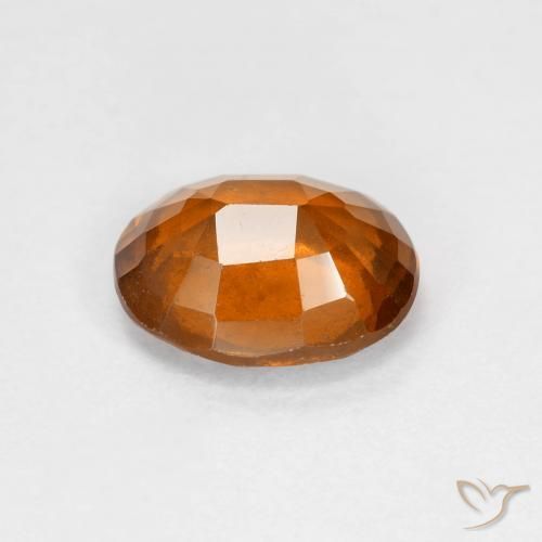 granada hessonita Laranja médio-escuro Natural 1.92ct, oval, VS-SI