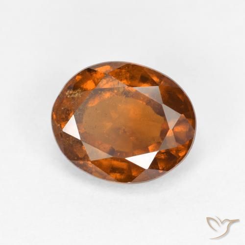granada hessonita Laranja escuro Natural 1.81ct, oval, VS-SI