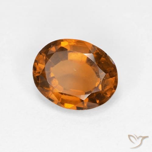 granada hessonita Laranja Médio Natural 1.24ct, oval, VS