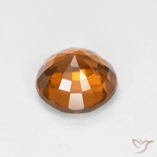 granada hessonita Laranja Médio Natural 0.94ct, Redondo, VS
