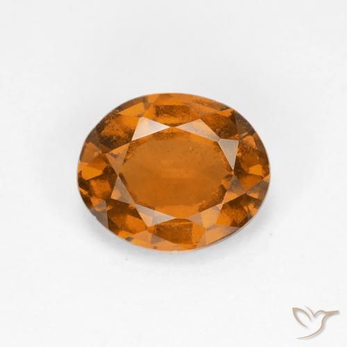 1.52ct Natural Laranja Médio granada hessonita, oval, VS