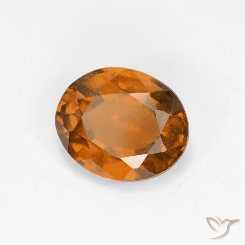 granada hessonita Laranja Médio Natural 1.52ct, oval, VS