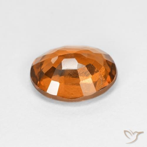 granada hessonita Laranja amarelado Natural 2.03ct, oval, VS