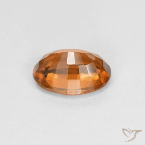 granada hessonita Laranja Profundo Natural 0.83ct, oval, VS