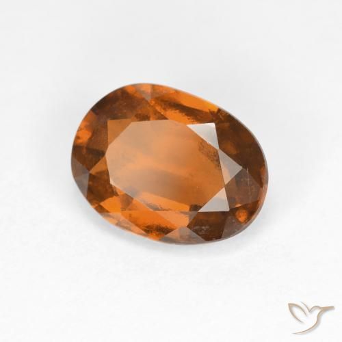 granada hessonita Laranja médio-escuro Natural 2.02ct, oval, VS