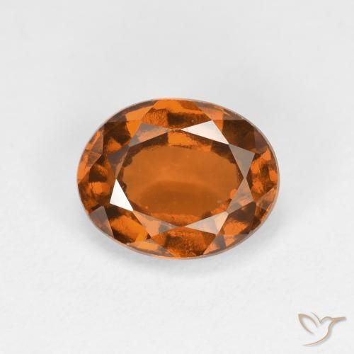 1.78ct Natural Laranja Médio granada hessonita, oval, VS