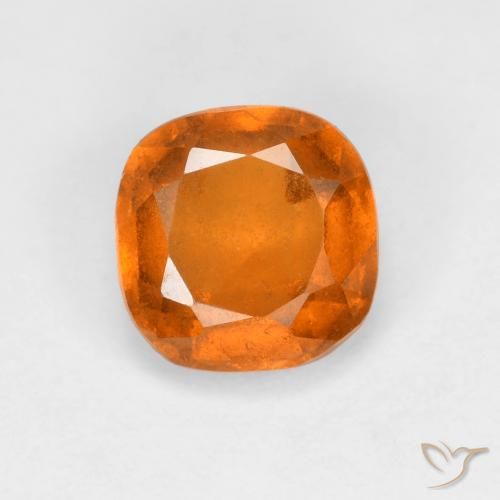 1.19ct Natural Laranja Médio granada hessonita, Almofada, VS