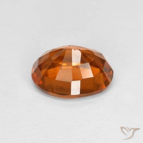 granada hessonita Laranja médio-escuro Natural 2.07ct, oval, VS