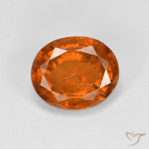 2.25ct Natural Laranja Médio granada hessonita, oval, VS