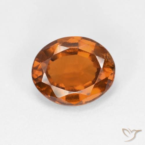 2.00ct Natural Laranja Profundo granada hessonita, oval, VS