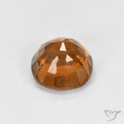 granada hessonita Laranja Médio Natural 1.09ct, Redondo, VS
