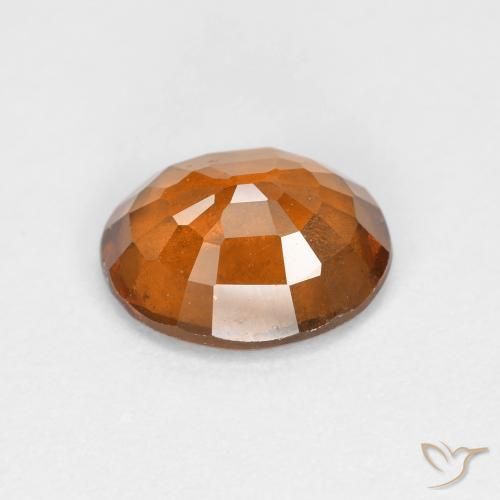 granada hessonita Laranja médio-escuro Natural 2.30ct, oval, VS