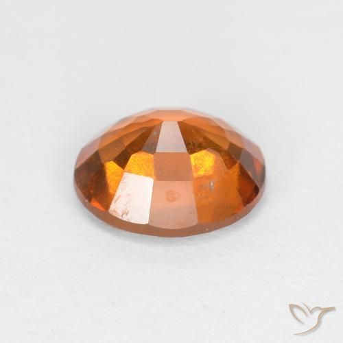 granada hessonita Medium Dark-Orange Natural 1.48ct, oval, VS