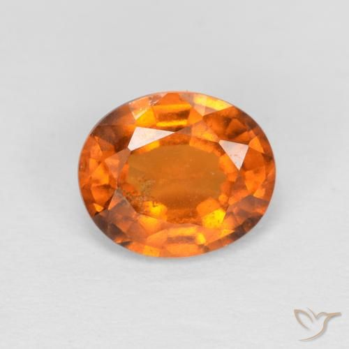 granada hessonita Laranja Médio Natural 1.46ct, oval, VS