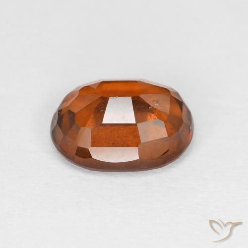 granada hessonita Laranja Profundo Natural 1.59ct, oval, VS