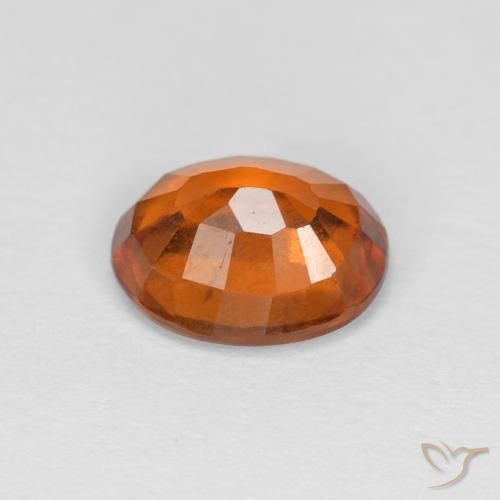 granada hessonita Laranja Profundo Natural 1.38ct, oval, VS