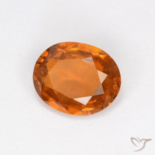 granada hessonita Laranja Médio Natural 1.53ct, oval, VS