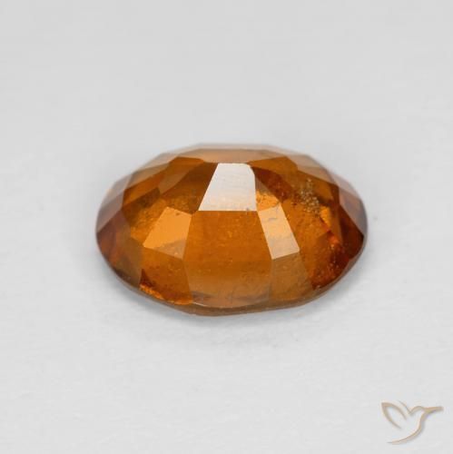 granada hessonita Medium Dark-Orange Natural 2.35ct, oval, VS