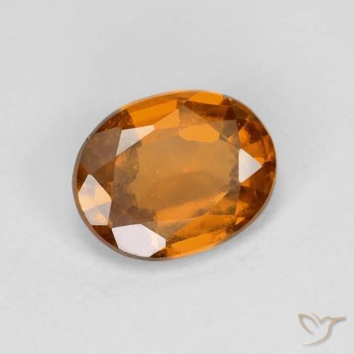 granada hessonita Laranja Médio Natural 1.75ct, oval, VS