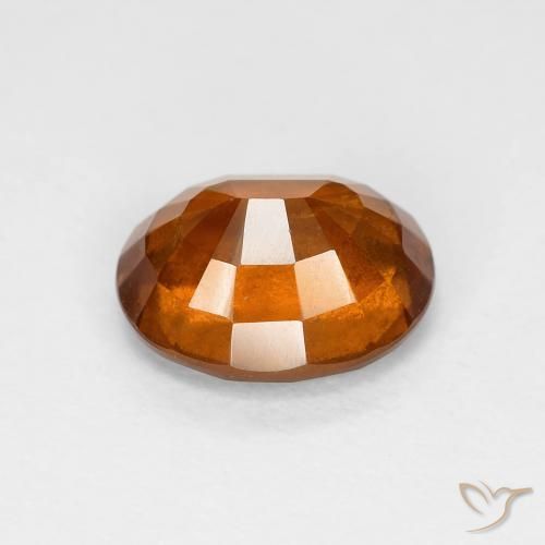 granada hessonita Laranja Profundo Natural 2.16ct, oval, VS