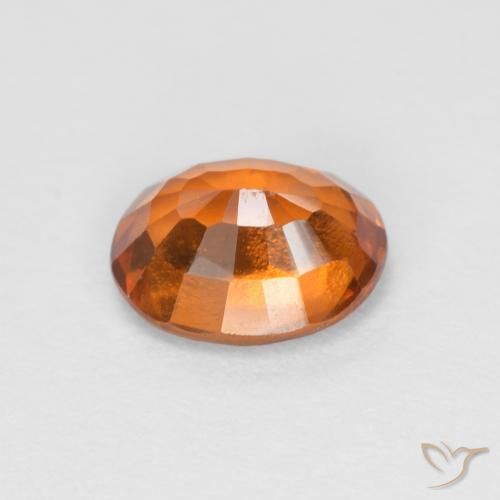 granada hessonita Medium Dark-Orange Natural 1.34ct, oval, VS