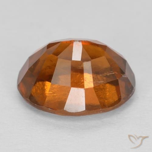 granada hessonita âmbar laranja Natural 2.42ct, oval, VS