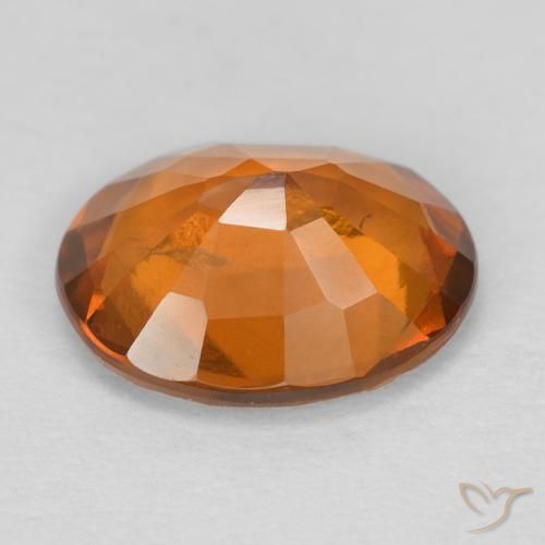 granada hessonita Laranja Profundo Natural 1.84ct, oval, VS