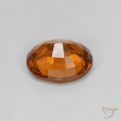 granada hessonita Medium Dark-Orange Natural 1.88ct, oval, VVS-VS
