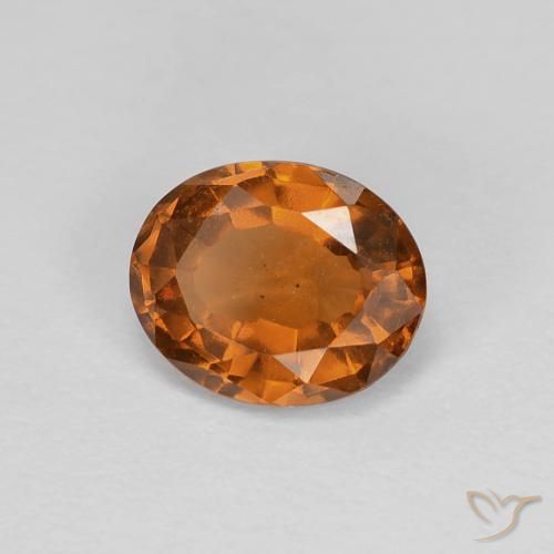 granada hessonita Laranja Profundo Natural 1.16ct, oval, VS