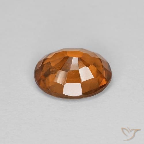 granada hessonita Laranja Profundo Natural 1.16ct, oval, VS