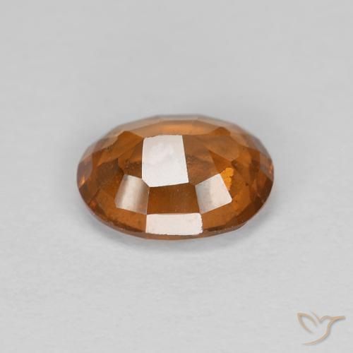 granada hessonita Laranja Profundo Natural 1.29ct, oval, VS