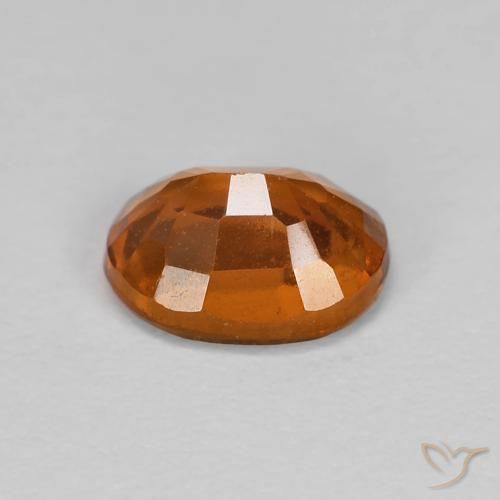 granada hessonita âmbar laranja Natural 1.15ct, oval, VS