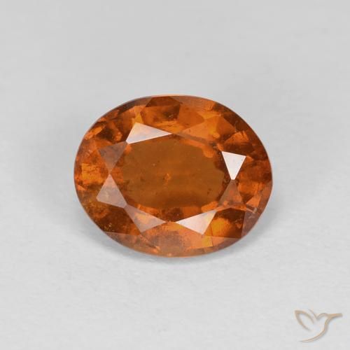 1.83ct Natural Laranja Profundo granada hessonita, oval, VS